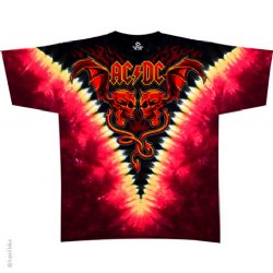 AC/DC Evil Wings V Dye T-Shirt