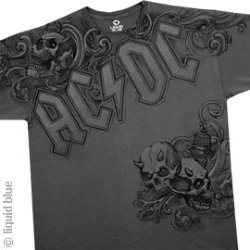 AC/DC Night Prowler Charcoal T-Shirt
