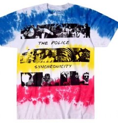 The Police Synchronicity Tie Dye T-Shirt