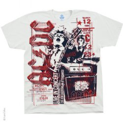 AC/DC Blow Up Your Video Tour White T-Shirt