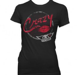 Aerosmith Crazy Black Junior Shirt