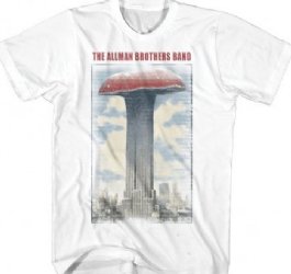 Allman Brothers Mushroom Building White T-Shirt