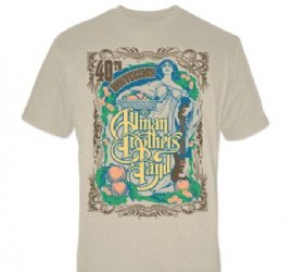 Allman Brothers Angel Cobblestone T-Shirt
