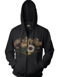 Alllman Brothers Beacon Peach Black Zip Hoodie