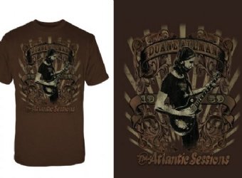 Duane Allman Atlantic Sessions Chestnut Brown T-Shirt