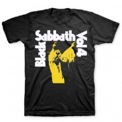 Black Sabbath Vol. 4 Yellow Black T-Shirt