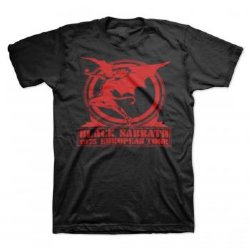 Black Sabbath Europe 75 Black T-Shirt