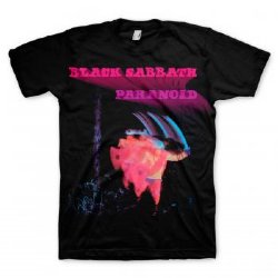 Black Sabbath Paranoid Motion Trails Black T-Shirt