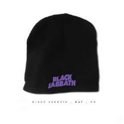 Black Sabbath Logo Black Beanie