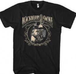 Blackberry Smoke Horse Soft Black T-Shirt