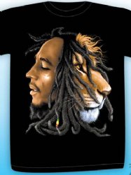 Bob Marley Profiles Black T-Shirt