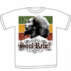 Bob Marley Soul Rebel White T-Shirt