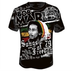 Bob Marley Songs of Freedom Black T-Shirt