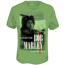 Bob Marley Forget Your Past Grass Green T-Shirt -- full fit body designed for maximum comfort -- made of soft, durable 1