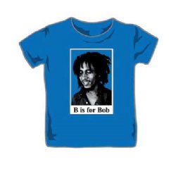 Bob Marley "B" Toddler Tee Royal Blue T-Shirt