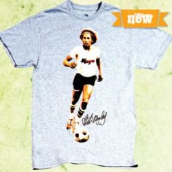 Bob Marley Kaya Soccer Gray Heather T-Shirt