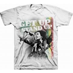 Bob Marley Get Up Stand Up White T-Shirt