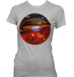 Boston Live, Love, Hope Charcoal Grey Junior Shirt