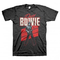 David Bowie DB323 Red Sax Black T-Shirt
