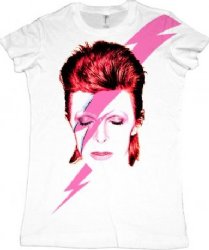 David Bowie Watch That Man White Junior Shirt