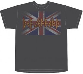 Def Leppard Vintage Jack Overdye Charcoal T-Shirt