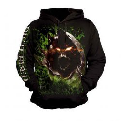 Disturbed Giant Face Black Pullover Hoodie