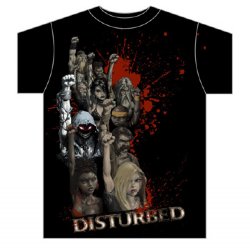 Disturbed Mob Mentality Black T-Shirt
