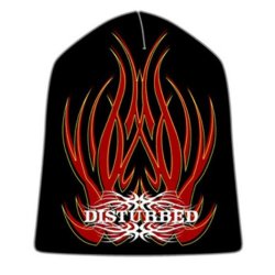 Disturbed Pinstripe Black Beanie