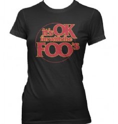 Foo Fighters I-m With The Foos Black Junior Shirt