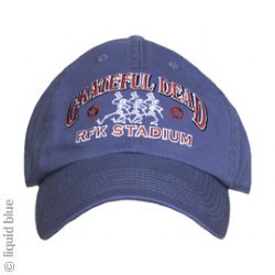 Grateful Dead RFK 73 Blue Adjustable Baseball Cap