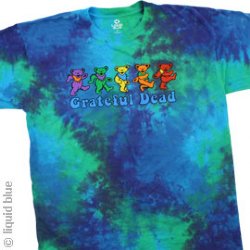 Grateful Dead Dancing Bear Tie Dye T-Shirt