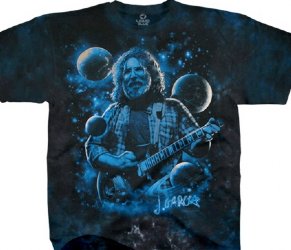Jerry Garcia Lovely View of Heaven Tie Dye T-Shirt