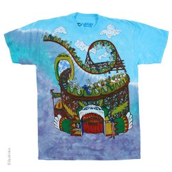 Grateful Dead Amusement Park Tie Dye T-Shirt