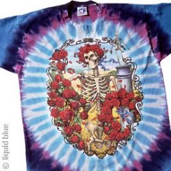 Grateful Dead 30th Anniversary Long Sleeve Tie Dye T-Shirt