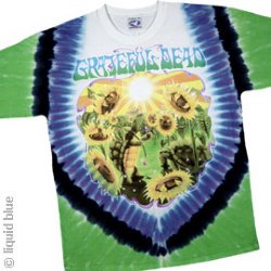 Grateful Dead Sunflower Terrapin Tie Dye T-Shirt