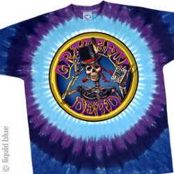 Grateful Dead Queen of Spades Tie Dye T-Shirt