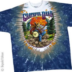 Grateful Dead T-Shirts - Grateful Dead Banjo Tie Dye T-Shirt