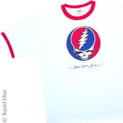 Grateful Dead Steal Your Face White Ringer T-Shirt