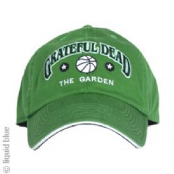 Grateful Dead The Garden Kelly Green Adjustable Cap -- one of many great hats and caps at BluesConspiracy.com