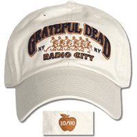 Grateful Dead Radio City -80 Stone Cap -- one of many great hats and caps at BluesConspiracy.com