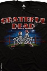 Grateful Dead Dead Net Black Athletic T-Shirt