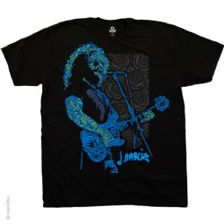 Jerry Garcia Jerry Swirl Black T-Shirt