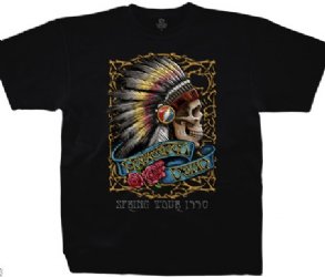 Grateful Dead Spring Tour -90 Black T-Shirt