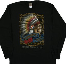 Grateful Dead Spring Tour 90 Black Long Sleeve T-Shirt