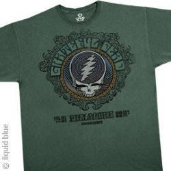 Grateful Dead Fillmore Olive Heather T-Shirt