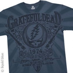 Grateful Dead GD 74 Charcoal T-Shirt
