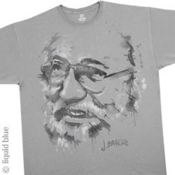 Jerry Garcia Portrait Grey Athletic T-Shirt