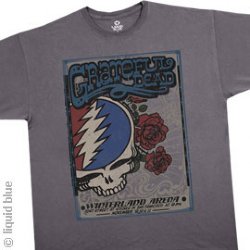 Grateful Dead Winterland Grey Athletic T-Shirt