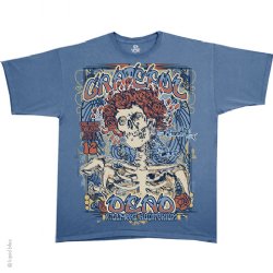 Grateful Dead Bertha Poster Blue Athletic T-Shirt