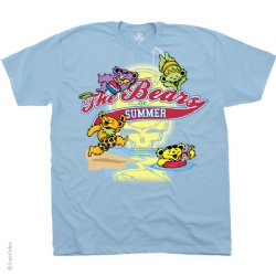 Grateful Dead Bears of Summer Light Blue T-Shirt